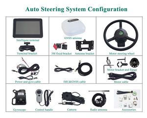 Sistema de Guiado para Tractor, GPS RTK, Piloto Automático, Guía Agrícola, Sistema de Dirección Automática GNSS con Motor de 12V 150W - Product Image 2