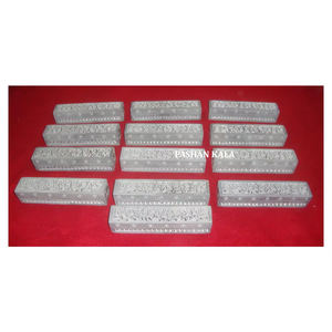 Cajas de almacenamiento de joyería de forma Rectangular tallada de esteatita Natural de alta calidad para fines de regalo de negocios al mejor precio bajo - Product Image 1