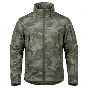 แจ็กเก็ตผ้านิ่มสำหรับปีนเขากลางแจ้งกันน้ำกันลมปิดซิป - Product Image 4