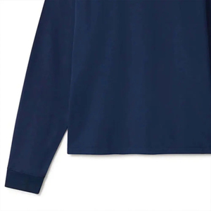 <b>High</b> Quality Men's Casual O-<b>Neck</b> Long Sleeve Full <b>T</b>-<b>Shirt</b> Custom Logo Printed Solid Pattern Cotton/Bamboo Fiber Plain <b>Shirt</b> - Product Image 2