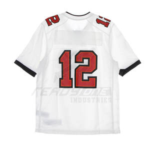 เสื้อฟุตบอลแขนสั้นที่มีตาข่ายชั้นที่ระบายอากาศได้กว้างพร้อมแขนเสื้อรัดรูป - Product Image 2