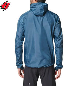 Stylish Men's Women's Outdoor Sportswear Waterproof <b>Windbreaker</b> Jacket Hood for Sun Rain <b>Camping</b> Winter Thin Canvas Material - Product Image 6