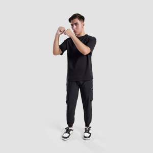 เสื้อยืดเยาวชนรุ่นทูธส์ทเทสต์สีดำ ผ้าเจอร์ซีย์ 180 กรัม ดีไซน์แบบบีบอัด พร้อมงานปักแบบกำหนดเองและงานสกรีน - Product Image 4