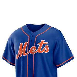 Maillot de sport de baseball imprimé OEM Maillots de baseball à manches courtes pour hommes Design personnalisé Maillot de softball unisexe - Product Image 3