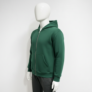 Heavyweight Custom 3D Printing Vintage Zip up Acid Wash Pullover Oversized <b>Fleece</b> Blank Cropped Hoodies for <b>Mens</b> - Product Image 2