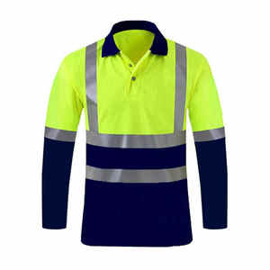 Chemise réfléchissante Vêtements de travail de sécurité pour hommes T-shirt d'extérieur réfléchissant léger et durable respirant haute visibilité - Product Image 2