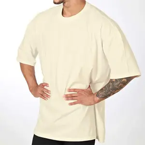 T-shirts pour hommes de haute qualité 100% coton T-shirt ajusté régulier pour hommes Logo Blank Plain Custom Men's Oem Customized - Product Image 5