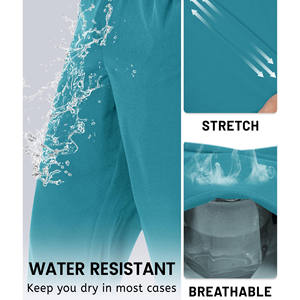 กางเกงออกกำลังกายผู้ชาย ผ้าสเตรช ยืดหยุ่น ใส่สบาย ทรงจ็อกเกอร์ มีซิปกระเป๋า - Product Image 3