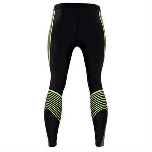 Leggings de compression pour hommes en coton et fibre de bambou, respirants, séchage rapide, taille élastique, pour BJJ, entraînement, imprimés - Product Image 2