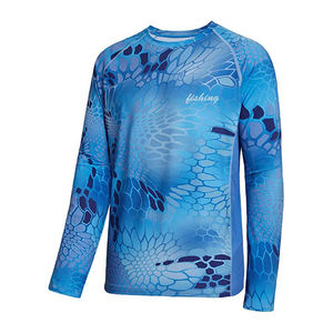 Precio barato alta calidad bajo Moq sublimación personalizada secado rápido transpirable pesca manga larga poliéster pesca camisas - Product Image 1