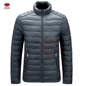 Veste d'hiver chaude en duvet pour hommes et femmes Manteau léger en duvet Logo personnalisé disponible - Product Image 1