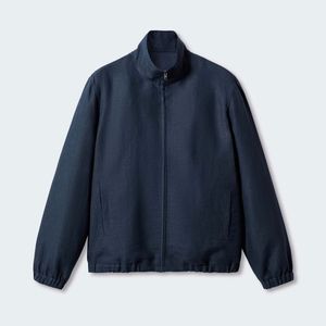 Chaqueta Bomber Personalizable de Alta Calidad para Hombre, Tejida, Impermeable y Transpirable, de Poliéster/Algodón |   Abrigo Casual de Invierno |   Moda Casual - Product Image 3