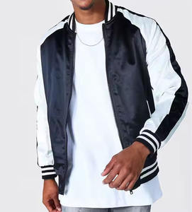 Chaqueta de satén de color sólido ligera y transpirable de alta calidad para hombre-Chaqueta de invierno personalizada con cierre de cinturón - Product Image 5