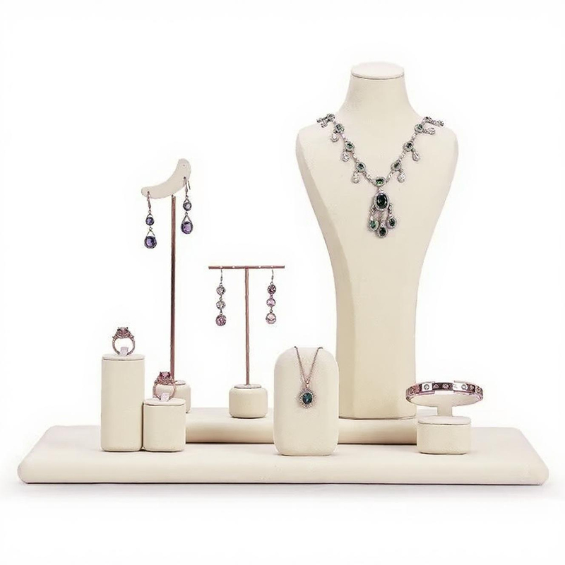 Microfiber Custom Jewelry Display Stand for