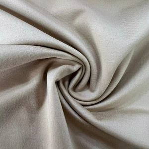 (03) Texto de poliéster 88% Spandex 12% 180 GSM ancho cortable 62 pulgadas tejido ecológico peso medio transpirable elástico sedoso - Product Image 1