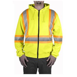 Algodón sin costuras avanzado Hi Visibility Ropa de trabajo para hombres Detección de aguja ignífuga Serigrafía Essential Worker OEM - Product Image 1