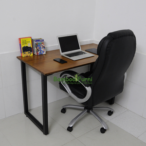 Natural Bamboo Folding <b>Table</b> 120x60x75cm Minimalist Design <b>Portable</b> Square Shape HDPE Material - Product Image 5