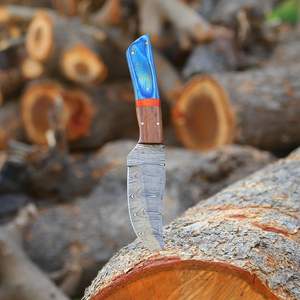 Couteau de chasse Damas fait à la main ébauches de haute qualité OEM Support Couteau de camping Design Couteau de camping - Product Image 5