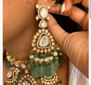 Ensemble de collier Kundan victorien lourd de haute qualité bijoux du fabricant indien pour femmes fêtes de mariage de Style Vintage de luxe - Product Image 2