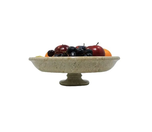 Bol de service de fruits en marbre élégant pour la taille personnalisée du bol de fruits de restaurant d'hôtel à la maison fabriqué en Inde - Product Image 1