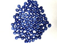 Saphir bleu synthétique certifié IGI, taille brillant calibrée, pierre précieuse en vrac pour la fabrication de bijoux, tailles 8mm-12mm