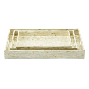 Fábrica al por mayor mejor calidad hecha a mano madre de perla bandeja para servir bandejas de fregona de alta calidad - Product Image 1