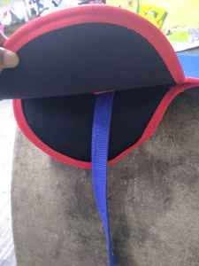 Sillín ecuestre ligero para carreras de caballos, 650 gramos, sintético, Occidental, inglés, nuevo diseño - Product Image 2