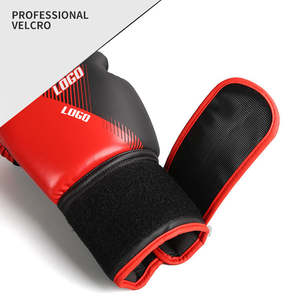 Guantes de Boxeo Hechos a Medida por Fabricante Mayorista, Logotipo Personalizado, Diseño Personalizado, Cuero PU Barato, Transpirable, Ligero, con Cierre de Velcro - Product Image 5