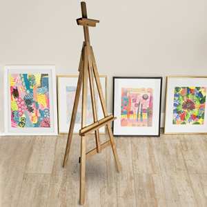 WELL HOME Cavalletto per Pittori 70x160cm, Supporto di Alta Qualità per Opere d'Arte - Product Image 3