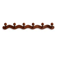 Porte-manteau mural en bois massif, style chinois moderne, en noyer noir, sans perçage, pour entrée/hall, crochets pour vêtements, mobilier de maison