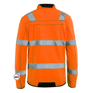 Gilet de travail haute visibilité respirant certifié EN, personnalisable, réfléchissant, en coton, avec logo de sécurité, pour la sécurité au travail - Product Image 2