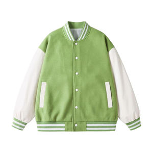 Vestes universitaires en gros, logo et étiquette personnalisés, veste pour homme, col montant, veste softshell, streetwear - Product Image 3