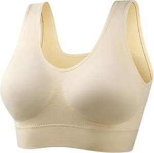 สปอร์ตบราออกกำลังกายขนาดพลัสไซส์สำหรับผู้หญิงชุดออกกำลังกายแบบระบายอากาศได้ดีดีไซน์ใหม่ - Product Image 4