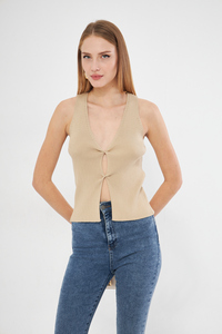 Blusa de punto cómoda y elegante para mujer, tela informal de moda para oficina y uso diario - Product Image 2