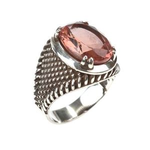 <b>925</b> Sterling <b>Silver</b> Men's <b>Ring</b> with Zultanite Turquoise Oval Stone Fine Jewelry for Everyday Wear and Gifts Rhodium Plating - Product Image 1