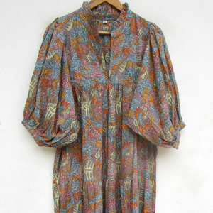 Vestidos de mujer Casual manga corta/manga larga botón abajo cuello en V vestido máximo vestidos de mujer Casual manga corta/manga larga - Product Image 1