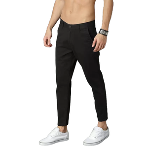 กางเกงชิโนทรงสลิมฟิตสำหรับผู้ชายดีไซน์ตรงแบบสั่งทำ - Product Image 3