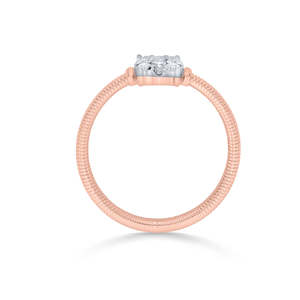 Bague décontractée en diamant avec pierres incrustées - Product Image 5