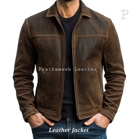 Veste en cuir pour hommes Vestes à usage quotidien pour hommes Qualité d'exportation Qualité supérieure Doublure intérieure souple Nombreuses options en vrac