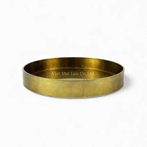 ถาดเคลือบเงาทำมือสไตล์โมเดิร์น ลายทองคำเปลว ดีไซน์ยืดหยุ่น สำหรับเสิร์ฟอาหารและตกแต่งบ้าน จากเวียดนาม - Product Image 3