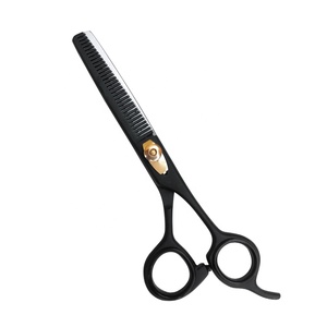 Ciseaux de coiffure professionnels pour salon, ensemble de ciseaux à effiler avec lame de rasoir, manche en céramique, acier inoxydable, pointe aiguisée, pour droitiers, 32 - Product Image 5