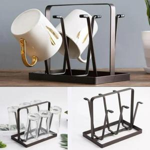 Elegante soporte de vidrio de metal de inspiración vintage con marco fuerte y diseño elegante perfecto para exhibir coleccionables y decoración - Product Image 5