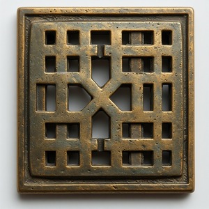 Custom-Sized Durable Brass Inlay Designed for Cast Iron Frame Modern Design Lightweight & Easy to Clean Bathroom <b>Drain</b> Accessory - Product Image 1