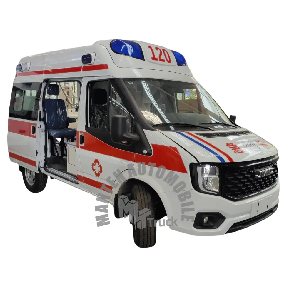 Pronto soccorso supporto vitale ambulanza di salvataggio marchio JMC LHD drive in vendita
