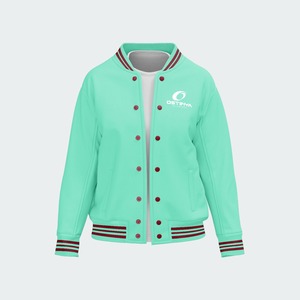 High Quality Men's Varsity Jacket with Front Logo Custom Printed Windproof & Quick Dry Casual Wear for Wholesale - Product Image 3