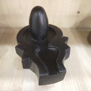 Acheter Narmadeshwar Original pierre Shivling Narmada rivière Shiva Lingam cristal Lingam Temple Shivling Reiki Puja cristal Shivling - Product Image 4