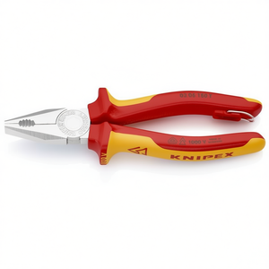 คีมปากแหลมเอนกประสงค์ยี่ห้อ Knipex ชุบโครเมียม ด้ามจับผ่านการทดสอบมาตรฐาน VDE พร้อมฉนวนกันความร้อนและด้ามจับแบบหลายส่วนประกอบ - Product Image 2