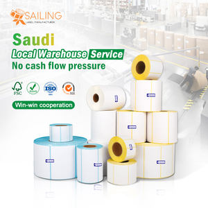 Sailing 58*30 50X70 Waterproof Direct 40X40Mm Barcode Label <b>Roll</b> 80*80Mm, Thermal Label All Sizes - Product Image 1