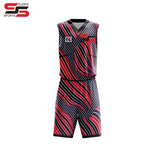 Uniforme de basket-ball personnalisé de haute qualité en polyester pour sports de plein air - Product Image 3