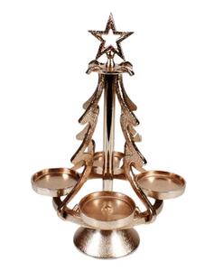 2025 nouveauté arbre de noël en bois pour table en gros cadeau de noël verre bougeoir arbre de noël en bois - Product Image 2